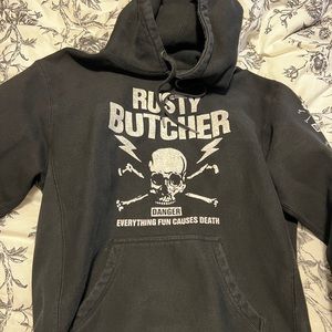 Rusty Butcher Hoodie - L